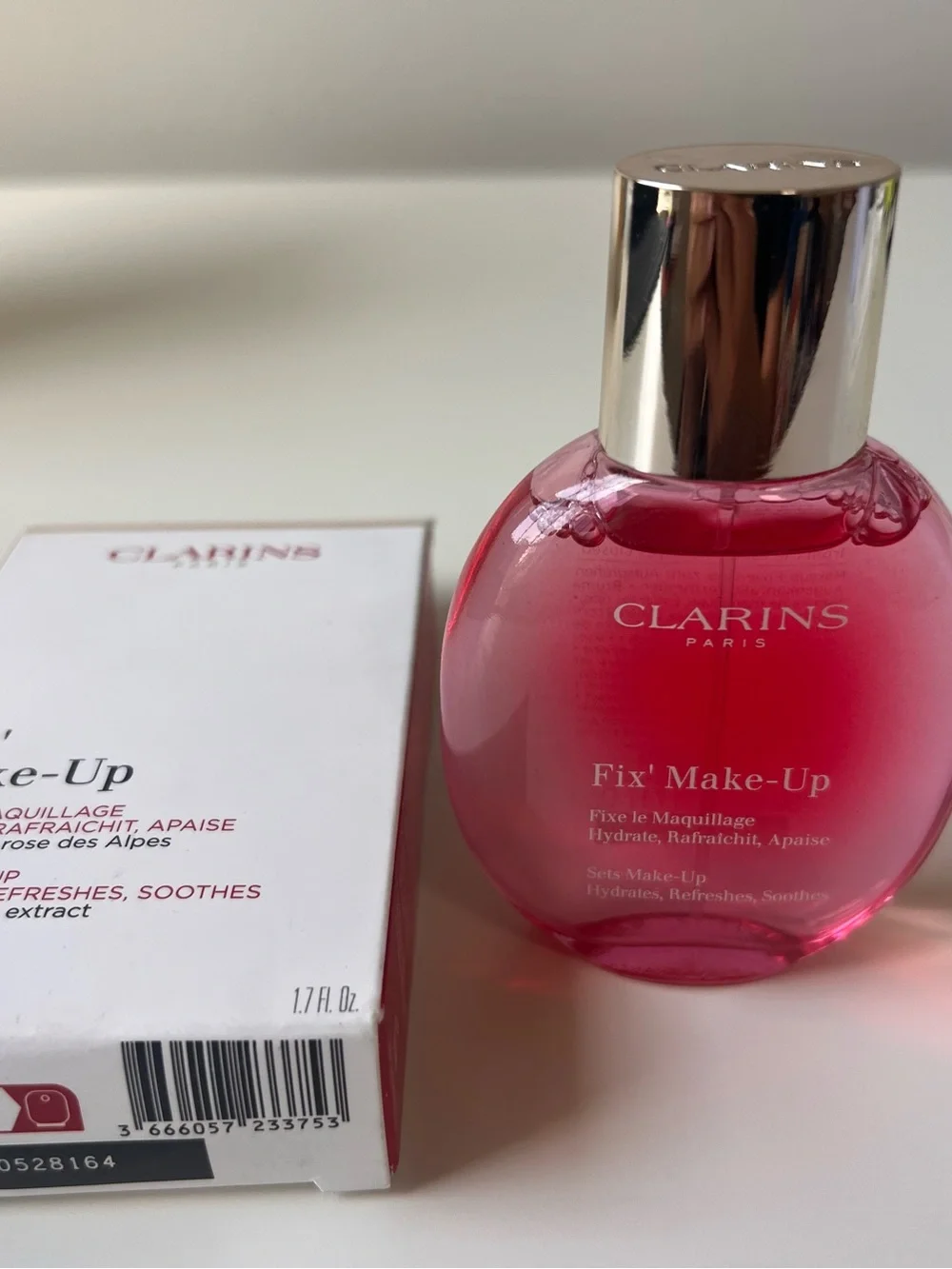 Clarins Fix' Make-Up Setting Spray 1.7 oz / 50 ml Brand New Open Box